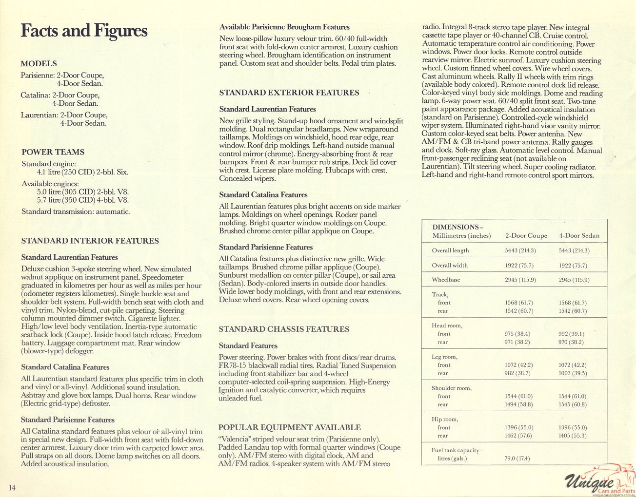 1978 Canadian Pontiac Brochure Page 7